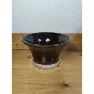 Studio Pottery Art 3 Ceramic 3.5" Bowl Signed RGT '02, 6" Diameter